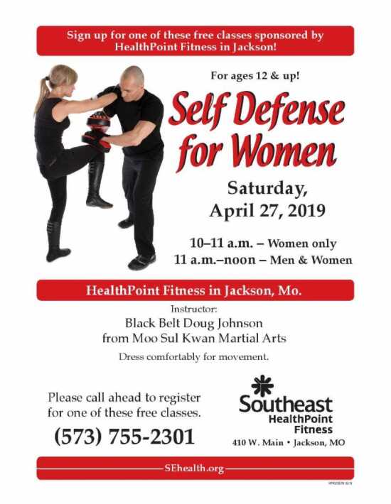 Few Spots Still Available for Health Center's Women's Self-Defense Class