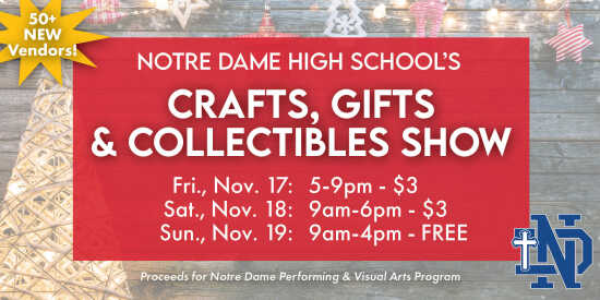 Notre Dame s Crafts Gifts Collectibles Show SemoEvents